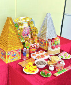 Alternative view of Mâm lễ chay áo Bà giấy lớn