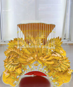 Mão Bà trung sà cừ đơn sắc vàng