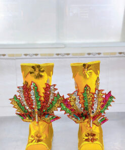 Hài Bà kim sa ngũ sắc vàng