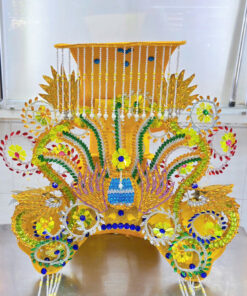 Mão Bà rồng đính đá ngũ sắc vàng